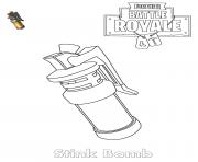 Printable Stink Bomb Fortnite Item coloring pages