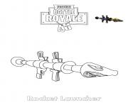 Printable Rocket Launcher Fortnite coloring pages