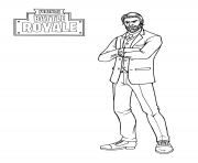 Printable fortnite the reaper john wick coloring pages