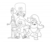 Printable steven universe characters coloring pages