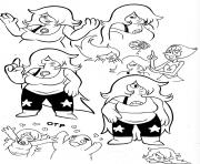 Printable Amethyst Steven Universe coloring pages