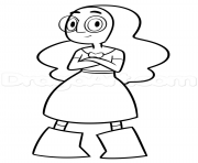 Printable Connie From Draw Steven Universe coloring pages