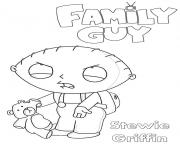 Printable Family Guy Stewie coloring pages