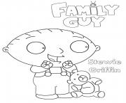 Printable Family Guy Stewie Cartoon coloring pages