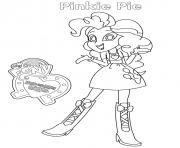 Printable Equestria Girls Pinkie Pie coloring pages