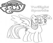 Printable Twilight Sparkle My Little Pony coloring pages