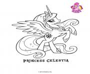 Printable Princess Celestra Crystal Empire My little pony coloring pages