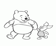 Printable winnie the pooh friendship coloring pages