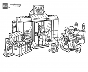 Printable lego shop sweet supermarket coloring pages