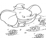 Printable timothy q mouse shows dumbo a magic feather coloring pages