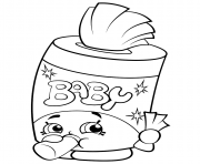 Printable baby swipes shopkin coloring pages