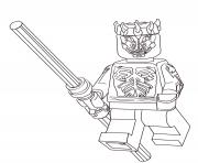 Printable lego star wars darth maul coloring pages