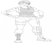 Printable sparkle specialist fortnite skin hd coloring pages