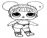 Printable lol doll hoops mvp glitter coloring pages