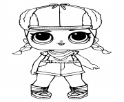 Printable lol doll brrr bb coloring pages
