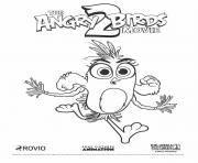 Printable Angry Birds 2 Movie Silver coloring pages