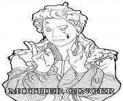 Printable Mother Ginger Disney The Nutcracker coloring pages