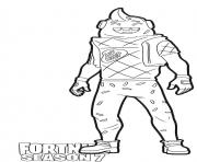 Printable Lil Whip from Fortnite season 10 coloring pages