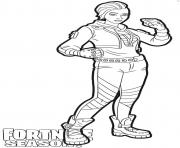 Printable Shade skin from Fortnite coloring pages