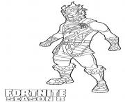 Printable Molten Battle Hound from Fortnite Season 8 coloring pages