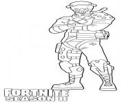 Printable Supersonic skin from Fortnite Season 8 coloring pages
