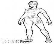 Printable Poised Playmaker skin from Fortnite coloring pages