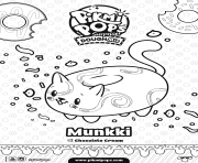 Printable Pikmi Pops DoughMis Sheets Munkki The Kitten coloring pages
