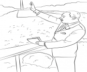 Printable martin luther king i have a dream by lena london coloring pages