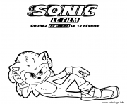 Printable Sonic the Hedgehog is a 2020 live actioncomputer animated adventure comedy film coloring pages