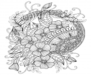 Printable mandala adult floral nature 2020 coloring pages