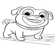 Printable Bingo Puppy Dog Pals coloring pages