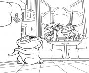 Printable Bob Hissy and ARF coloring pages