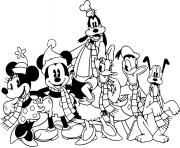 Printable Classic Mickey and friends coloring pages
