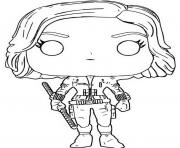 Printable funko pop marvel avengers infinity war black widow coloring pages