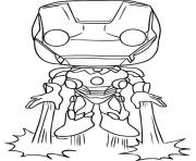 Printable Funko Pops Marvel Ironman coloring pages