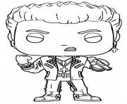 Printable funko pop rock billy idol coloring pages