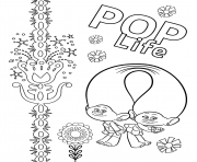 Printable Pop Music Trolls World Tour coloring pages