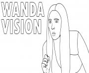 Printable wandavision coloring pages
