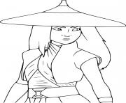 Printable Raya in the Hat coloring pages