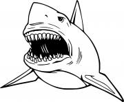Printable Megalodon Shark coloring pages