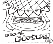Printable vsco girl 100 percent living coloring pages