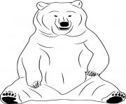 Printable Big Black Bear coloring pages