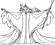 Printable Animated Film Maleficent coloring pages