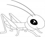 Printable Grasshopper coloring pages