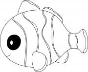 Printable Clownfish coloring pages
