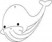 Printable Whale coloring pages