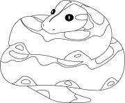 Printable Boa coloring pages