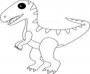 Printable Velociraptor coloring pages