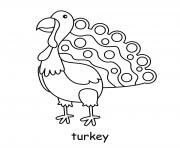 Printable turkey coloring pages