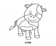 Printable cow coloring pages